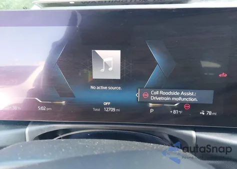 2023 BMW I4 M50 из США, поврежденный, VIN WBY33AW0XPFP05542